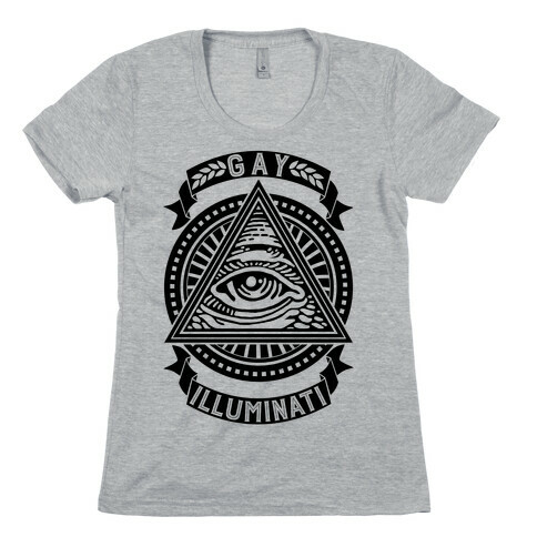Gay Illuminati Womens T-Shirt