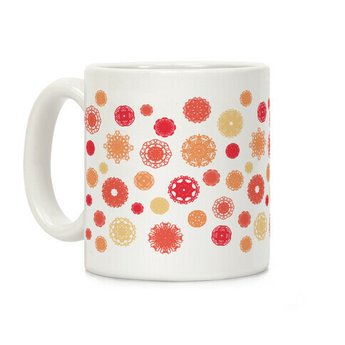 Fractal Flower Pattern Coffee Mug