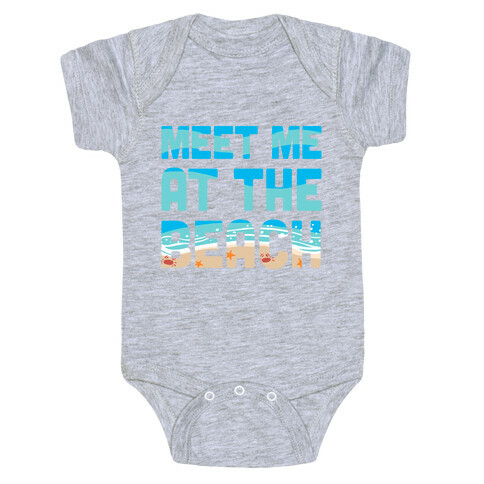 Meet Me at the Beach Baby One-Piece