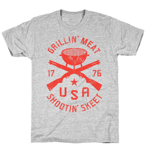 Grillin' Meat Shootin' Skeet T-Shirt