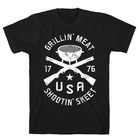 Grillin' Meat Shootin' Skeet T-Shirt