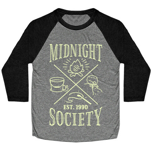 Midnight Society Baseball Tee