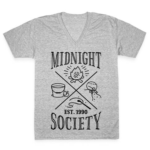 Midnight Society V-Neck Tee Shirt