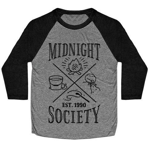 Midnight Society Baseball Tee