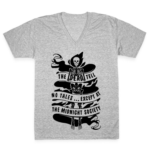 Dead Men Tell No Tales V-Neck Tee Shirt