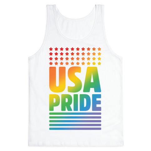 USA Gay Pride Tank Top