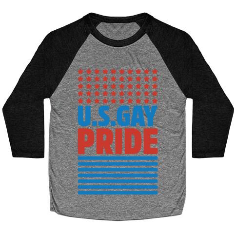 USA Gay Pride Baseball Tee