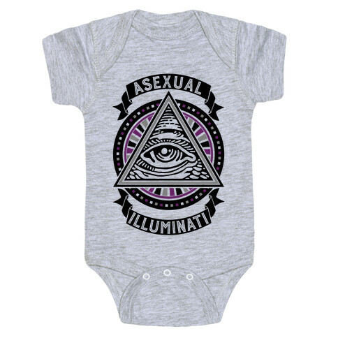 Asexual Illuminati Baby One-Piece