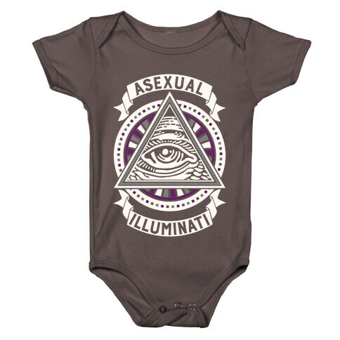 Asexual Illuminati Baby One-Piece