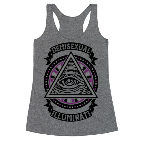 Demisexual Illuminati Racerback Tank Top