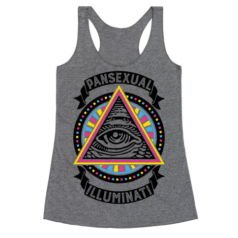 Pansexual Illuminati Racerback Tank Top