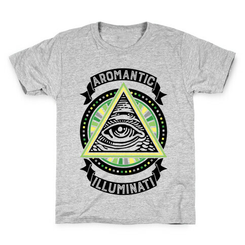 Aromantic Illuminati Kids T-Shirt