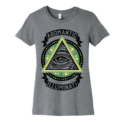Aromantic Illuminati Womens T-Shirt