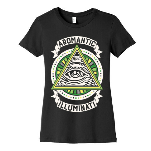 Aromantic Illuminati Womens T-Shirt