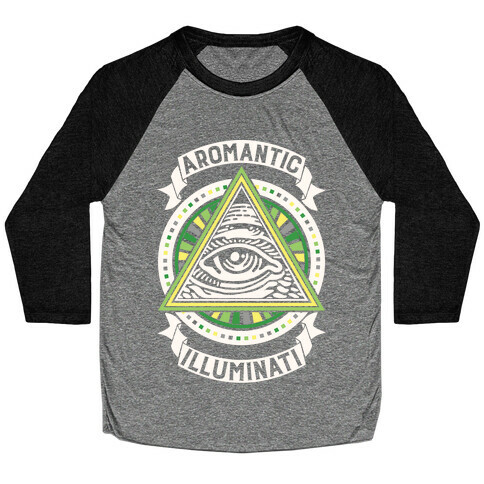 Aromantic Illuminati Baseball Tee