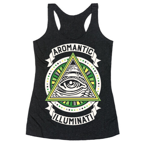 Aromantic Illuminati Racerback Tank Top