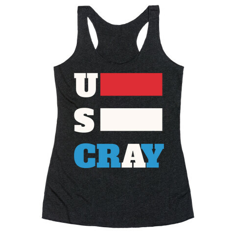 U S Cray Racerback Tank Top