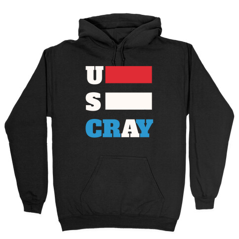 U S Cray Hooded Sweatshirt