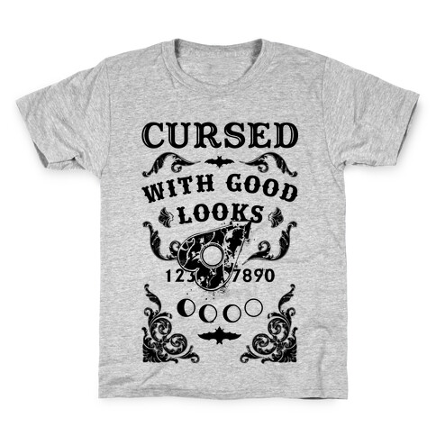 Cursed With Good Looks Kids T-Shirt