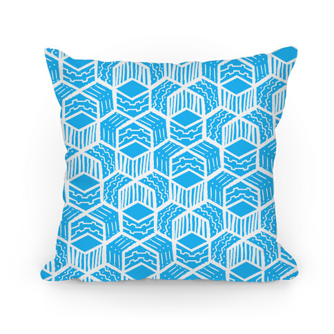 Tribal Doodle Pattern Pillow