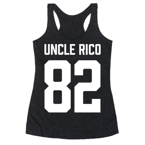 Uncle Rico Jersey Racerback Tank Top