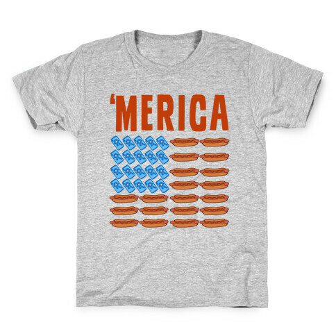 Beer, Hotdogs & 'Merica Kids T-Shirt