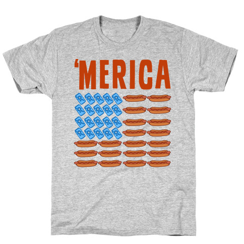 Beer, Hotdogs & 'Merica T-Shirt