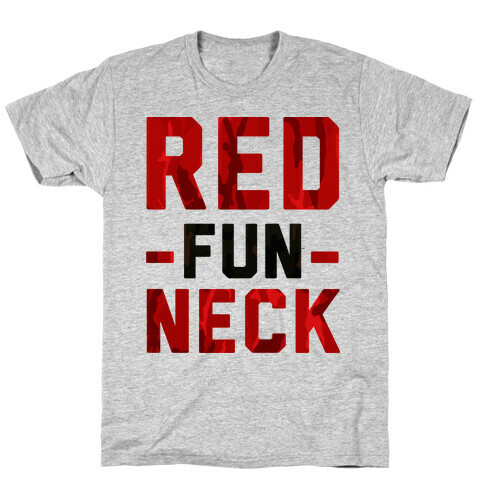 Red Fun Neck T-Shirt