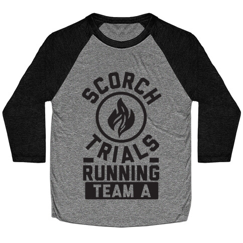 Scorch Trials Running Team A Baseball Tee