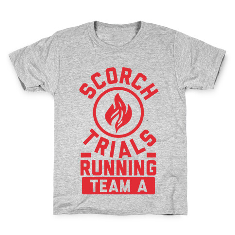 Scorch Trials Running Team A Kids T-Shirt