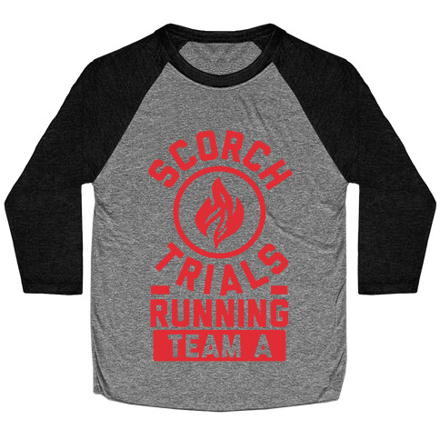 Scorch Trials Running Team A Baseball Tee