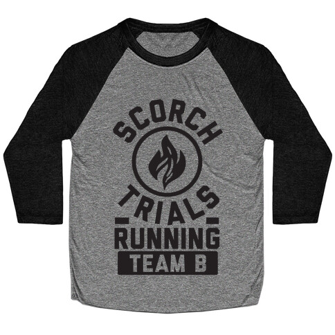 Scorch Trials Running Team B Baseball Tee