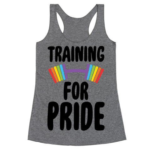 Training For Pride Racerback Tank Top