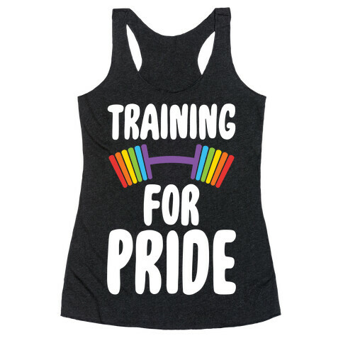 Training For Pride Racerback Tank Top