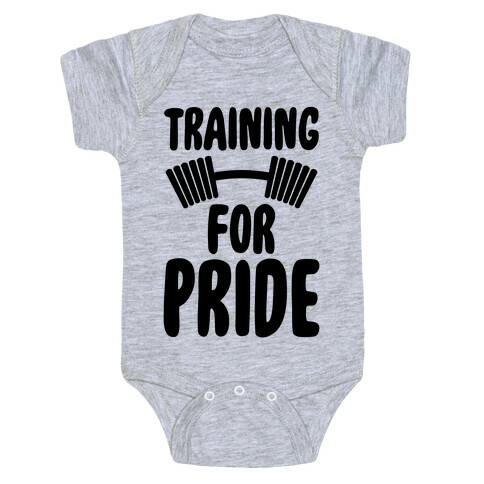 Training For Pride Baby One-Piece