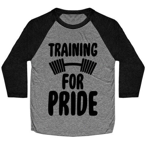 Training For Pride Baseball Tee