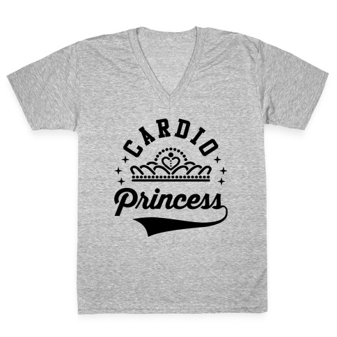 Cardio Princess V-Neck Tee Shirt