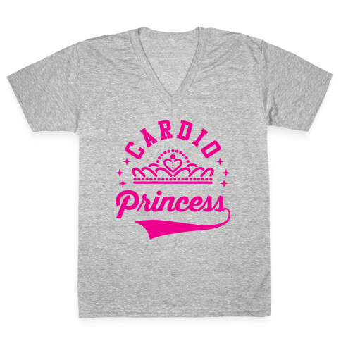 Cardio Princess V-Neck Tee Shirt