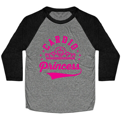 Cardio Princess Baseball Tee