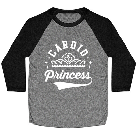 Cardio Princess Baseball Tee