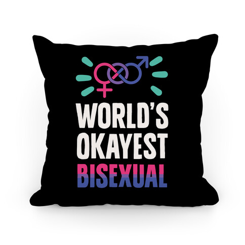 World's Okayest Bisexual Pillow