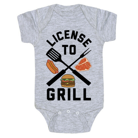 License To Grill Baby One-Piece