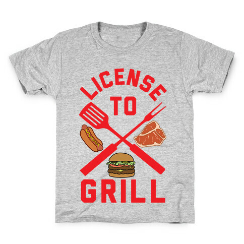 License To Grill Kids T-Shirt