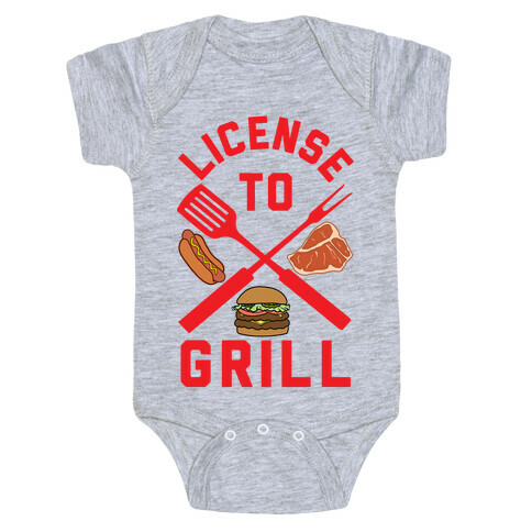 License To Grill Baby One-Piece