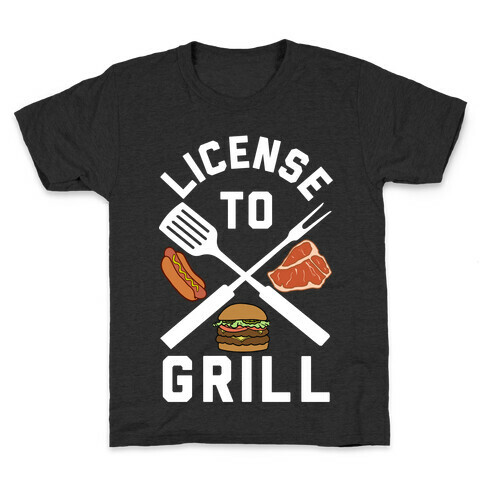 License To Grill Kids T-Shirt