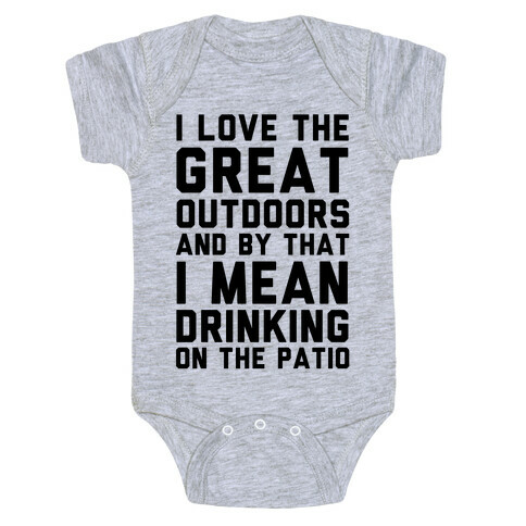 I Love The Great Outdoors Baby One-Piece