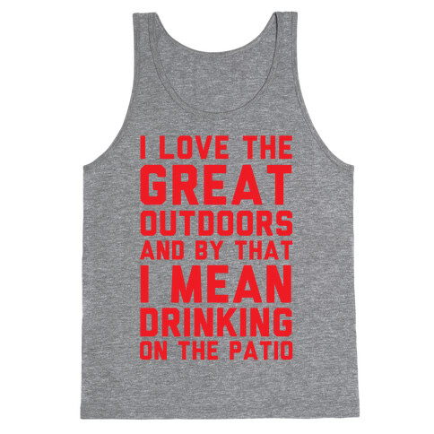 I Love The Great Outdoors Tank Top