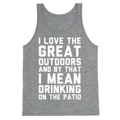 I Love The Great Outdoors Tank Top