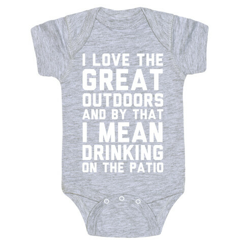 I Love The Great Outdoors Baby One-Piece