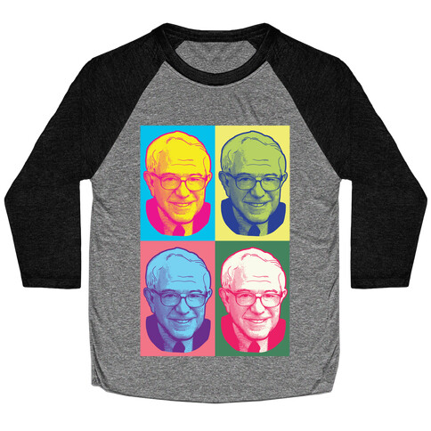 Pop Art Bernie Sanders Baseball Tee